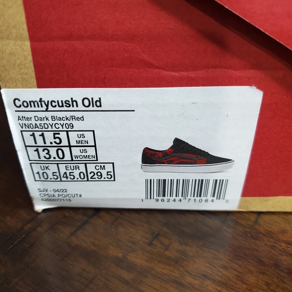 Vans Old Skool Comfycush After Dark Men Size 11.5, Women Size 13 - Picture 10 of 10